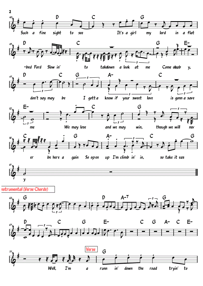 Sheet Music